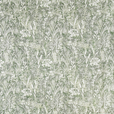 Across The Pond Grass by Carole Designer Fabric English Garden 73% Polyester, 27% Viscose N/A 21 1/2" V, 18" H 54" - Swanky Fabrics -