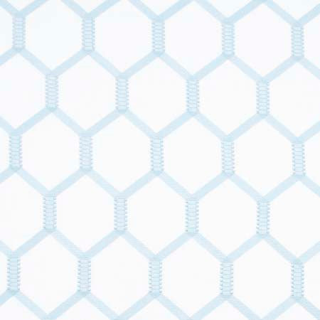 Shock Value Sky by Carole Designer Fabric Modern Edge 70% Viscose, 30% Linen India 51,000 Wyzenbeek Double Rubs </p><p>Repeat: 9 1/4" V, 5 3/8" H 52" - Swanky Fabrics -