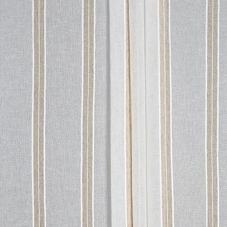 Sweet Memories Oatmeal by Carole Designer Fabric Sheer Impressions 100% Polyester N/A 4 3/4" H 117" - Swanky Fabrics -