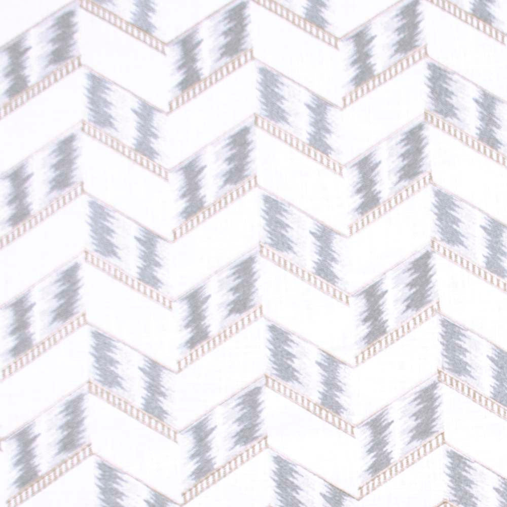 Lag Time Dove by Carole Designer Fabric Modern Edge 100% Cotton India 30,000 Wyzenbeek Double Rubs Horizontal: 6.625 and Vertical: 5 53 - Swanky Fabrics -