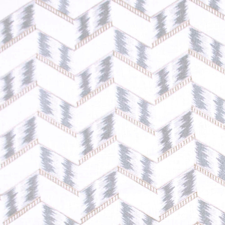 Lag Time Dove by Carole Designer Fabric Modern Edge 100% Cotton India 30,000 Wyzenbeek Double Rubs Horizontal: 6.625 and Vertical: 5 53 - Swanky Fabrics -