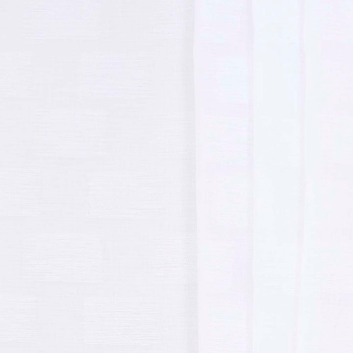 Through Clouds White by Carole Designer Fabric Sheer Intrigue 100% Polyester Turkey N/A Horizontal: 11 and Vertical: 11 59 - Swanky Fabrics -