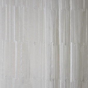 With Feeling White by Carole Designer Fabric