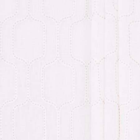 One Off Alabaster by Carole Designer Fabric Sheer Intrigue 100% Polyester India N/A 11 3/4" V, 7 5/8" H 51" - Swanky Fabrics -