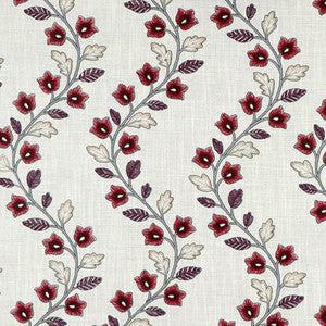 Abbots Field Plum by Carole Designer Fabric
