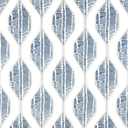 Tunnel Between Blue by Carole Designer Fabric Muse 80% Cotton, 20% Polyester India 11" V, 9" H 52" - Swanky Fabrics -