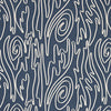 Twist About Dark Denim by Carole Designer Fabric