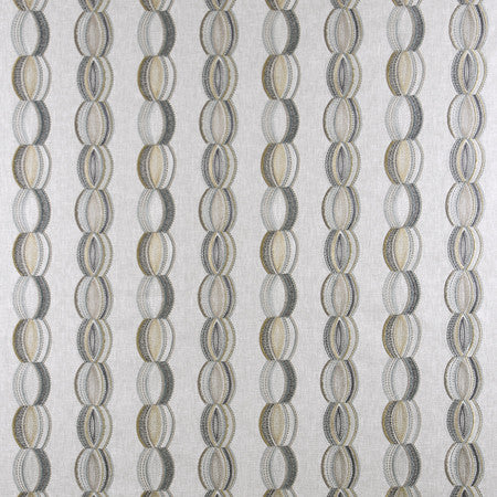 Chained To You Slate by Carole Designer Fabric From The Heart 52% Cotton, 48% Polyester India 27,000 Wyzenbeek Double Rubs 6 1/4" V, 8 7/8" H 53" - Swanky Fabrics -