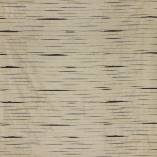 Heart Flutter Rococo by Carole Designer Fabric Weathered Neutrals 100% Polyester India Passes 30,000 Double Rubs Wyzenbeek Horizontal: 27 1/4" and Vertical: 9 1/4" V 55" - Swanky Fabrics -