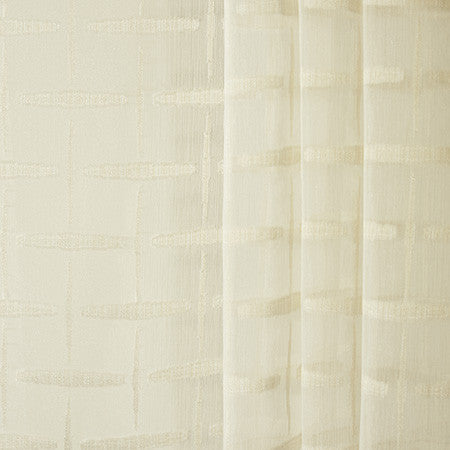 Perfect Weather Linen by Carole Designer Fabric Sheer Philosophy 100% Polyester Turkey N/A 3 3/4" V, 3 1/2" H 118" - Swanky Fabrics -