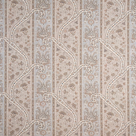 Smile Upon Khaki by Carole Designer Fabric Well Suited 85% Polyester, 15% Linen 30,000 Wyzenbeek Double Rubs 15 1/4" V, 13 1/2" H 53" - Swanky Fabrics -