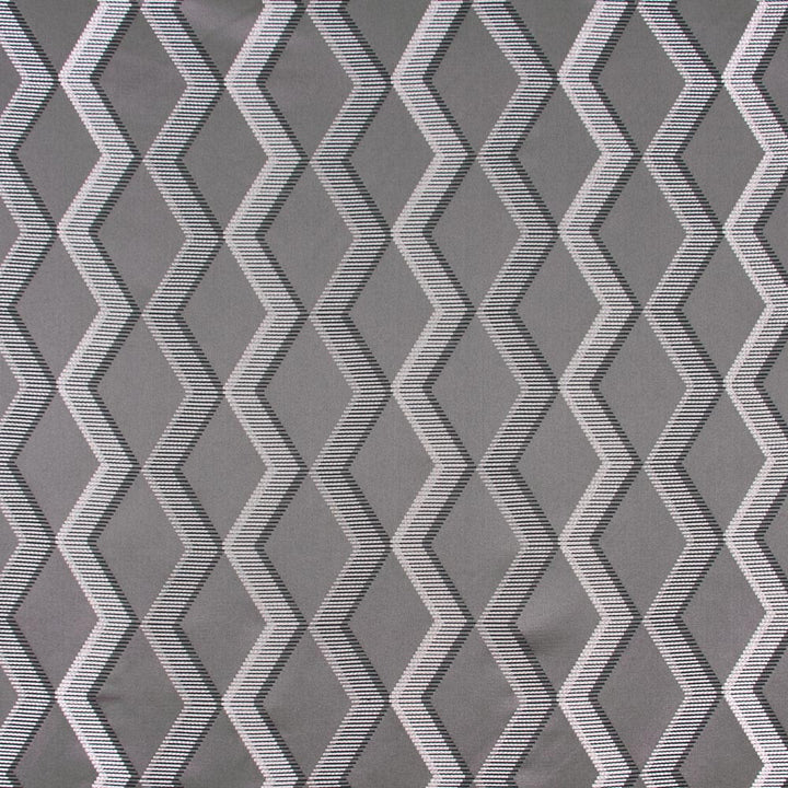 Never Say Never Pewter by Carole Designer Fabric Silver Fox 61% Polyester, 39% Cotton India Passes 15,000 Double Rubs Wyzenbeek Horizontal: 7 and Vertical: 6 56 - Swanky Fabrics -