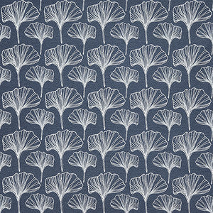 Ginkgo Sketches Indigo by Carole Designer Fabric