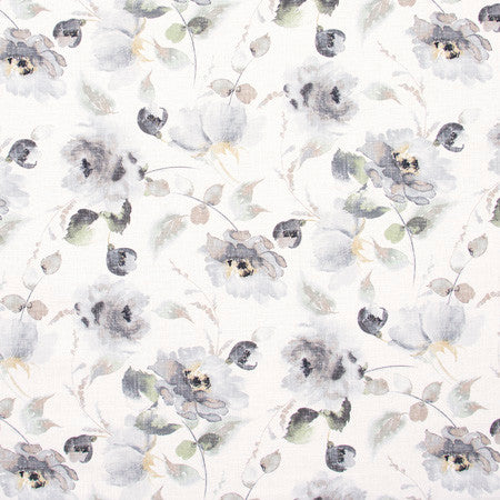 This Is Now Cloud Mist by Carole Designer Fabric Lemongrass 100% Cotton S Korea 26 1/2" V, 27" H 54" - Swanky Fabrics -