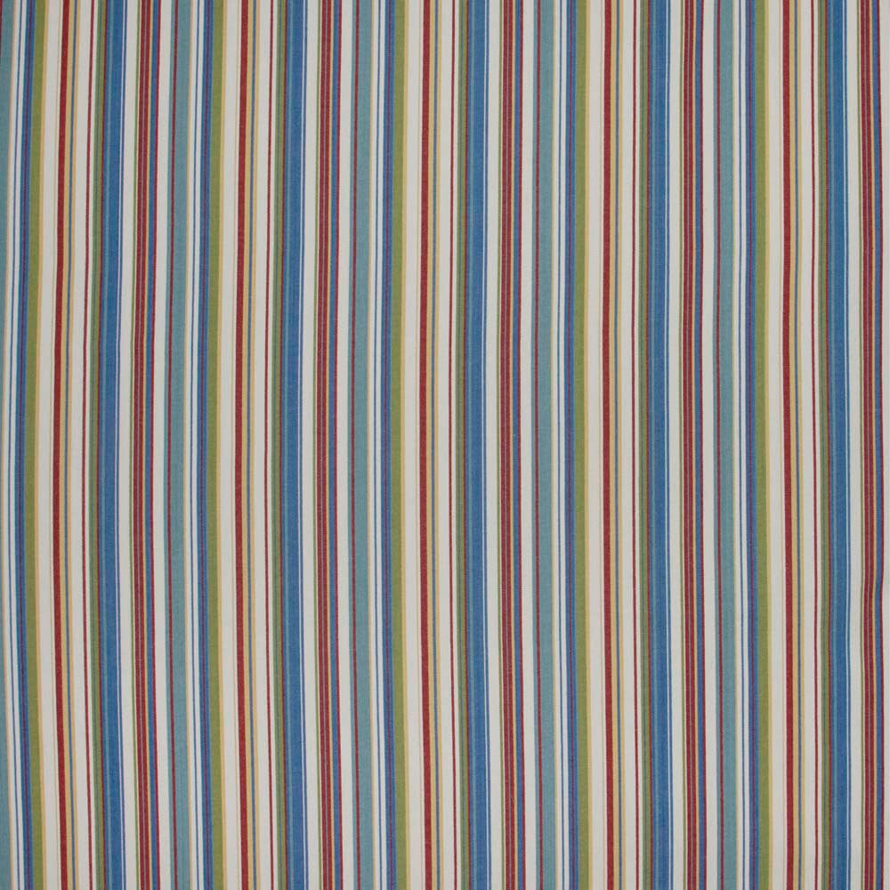 Cabaret Stripe Primary by Carole Designer Fabric In Tune 100% Cotton India N/A Horizontal: 9 and Vertical: 0 54 - Swanky Fabrics -