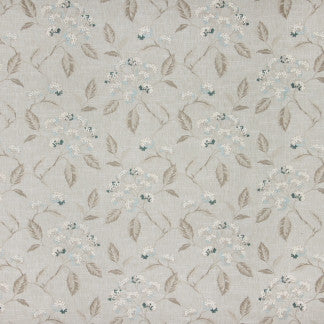 June Bride Porcelain by Carole Designer Fabric Seamist 58% Cotton, 42% Polyester India N/A Horizontal: 17" and Vertical: 12 1/4" V 51" - Swanky Fabrics -