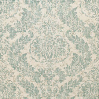 Effortless Mist by Carole Designer Fabric Garden Gala 55% LINEN, 45% VISCOSE KOREA 25 1/4" V, 27" H 54" - Swanky Fabrics -