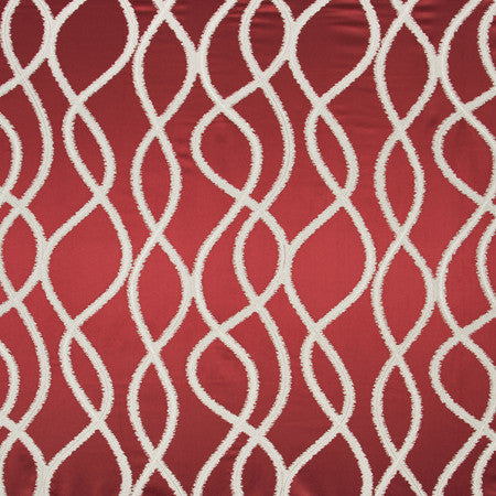Scintillating Style Scarlet by Carole Designer Fabric Modern Castle 60% COTTON, 40% POLYESTER INDIA N/A Horizontal: 16 3/4" and Vertical: 15 1/2" V 5075" - Swanky Fabrics -