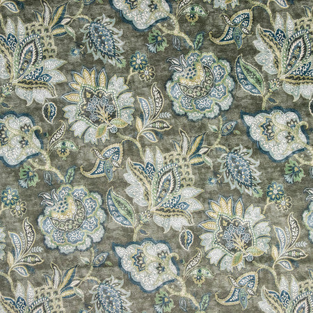 Vast Array Stratosphere by Carole Designer Fabric Serene Green 100% Polyester 50,000 Wyzenbeek Double Rubs 26 1/2" V, 13 1/4" H HD 55.5" - Swanky Fabrics -
