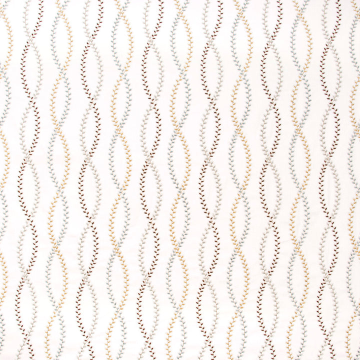 Tiny Leaves Timber by Carole Designer Fabric Geranium 88% Cotton, 12% Viscose India N/A Horizontal: 625 and Vertical: 13 50 - Swanky Fabrics -