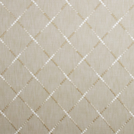 Just Dance Flax by Carole Designer Fabric From The Heart 54% Cotton, 46% Polyester India 30,000 Wyzenbeek Double Rubs </p><p>Repeat: 7 5/8" V, 6 7/8" H 55" - Swanky Fabrics -