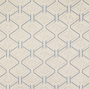 Peek At You Metal Blue by Carole Designer Fabric