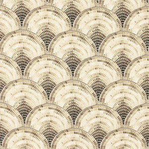 Mosaic Fan Tigers Eye by Carole Designer Fabric