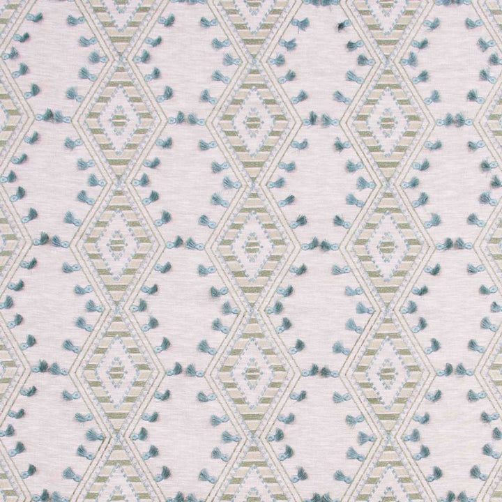 World Travels Greenery by Carole Designer Fabric Pink Jade 71% Polyester, 29% Cotton India 25,000 Wyzenbeek Double Rubs Horizontal: 6.5 and Vertical: 6.25 52 - Swanky Fabrics -