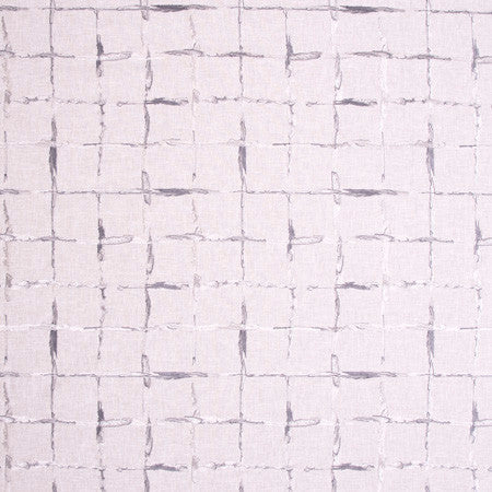 Secret Plan Nickel by Carole Designer Fabric White Smoke 52% Cotton, 48% Polyester India Passes 20,000 Double Rubs Wyzenbeek Horizontal: 12 3/4" and Vertical: 12 1/4" V 51" - Swanky Fabrics -