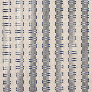 Over The Tracks Blue by Carole Designer Fabric