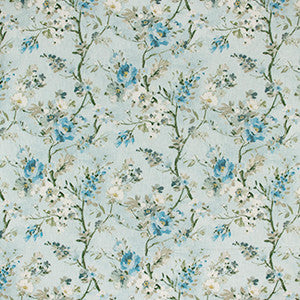 Hillside Charm Aqua by Carole Designer Fabric