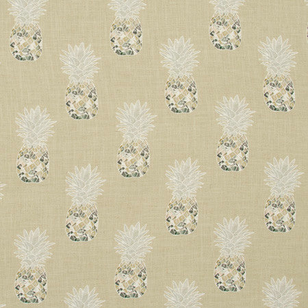 Happy Pineapple Straw by Carole Designer Fabric Lemongrass 95% Polyester, 5% Linen China Passes 50,000 Double Rubs Wyzenbeek </p><p>Repeat: 10 1/2" V, 8 3/4" H 58" - Swanky Fabrics -