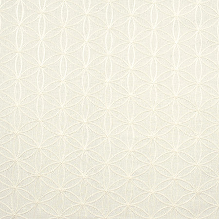 Get A Sense Alabaster by Carole Designer Fabric Modern Edge 52% Polyester, 48% Cotton India 18 7/8" V, 10 1/4" H 54" - Swanky Fabrics -