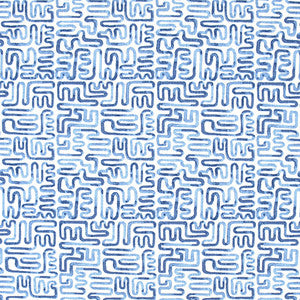No Hesitation Indigo by Carole Designer Fabric