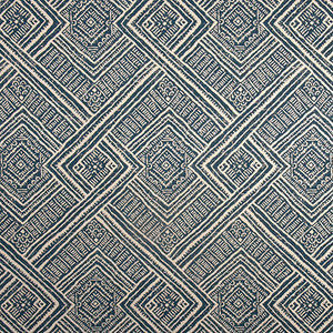 Tile Walk Indigo by Carole Designer Fabric