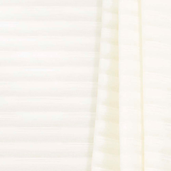 Complexity Ivory by Carole Designer Fabric Sheer Intrigue 100% Polyester Turkey N/A Horizontal: 6 and Vertical: 2 59 - Swanky Fabrics -