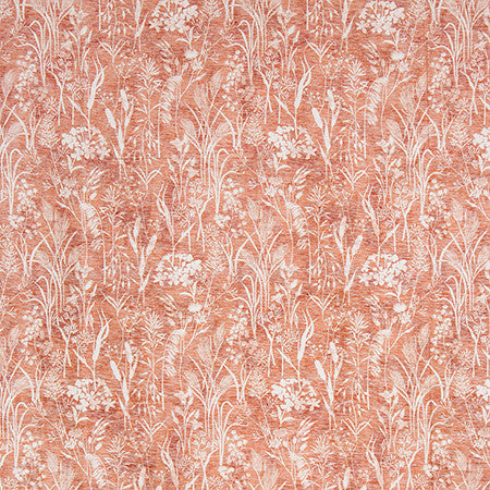 Across The Pond Red by Carole Designer Fabric English Garden 73% Polyester, 27% Viscose N/A 21 1/2" V, 18" H 54" - Swanky Fabrics -