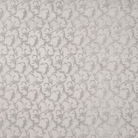 Uphill Climb Silver by Carole Designer Fabric Blue Steel 100% Polyester China 11 1/4" V, 4 3/4" H 56" - Swanky Fabrics -