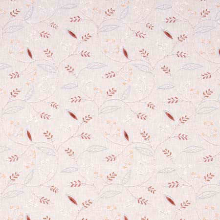 Clara Lane Meadow by Carole Designer Fabric Pink Jade 52% Cotton, 48% Polyester India 30,000 Wyzenbeek Double Rubs Horizontal: 10 3/8" and Vertical: 9 1/8" V 52" - Swanky Fabrics -