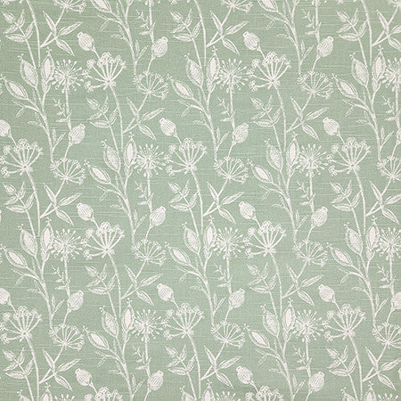 Takes All Kinds Spruce by Carole Designer Fabric Dewdrop 100% Cotton Pakistan 13 1/2" V, 13 1/4" H 54" - Swanky Fabrics -
