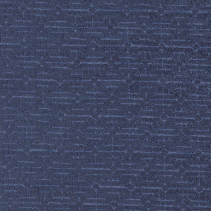 Antechamber Navy by Carole Designer Fabric Wintermint 100% Polyester India 40,000 Wyzenbeek Double Rubs Horizontal: 1.125 and Vertical: 1.125 55 - Swanky Fabrics -