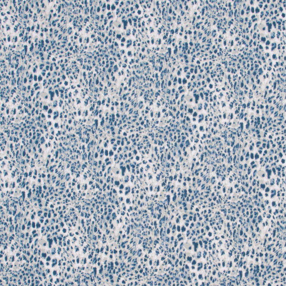 Spotted All Over River by Carole Designer Fabric Jungle Safari 100% Cotton India Passes 30,000 Double Rubs Wyzenbeek Horizontal: 13.75 and Vertical: 13.5 54 - Swanky Fabrics -