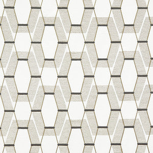 Lunch Date Charcoal by Carole Designer Fabric
