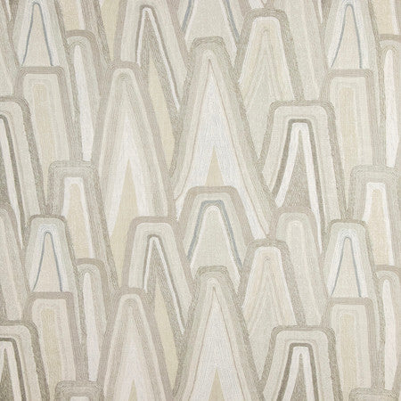 Busy Lives Oyster Shell by Carole Designer Fabric Earthbound 85% Polyester, 15% Linen 30,000 Wyzenbeek Double Rubs 20" V, 27" H 55" - Swanky Fabrics -