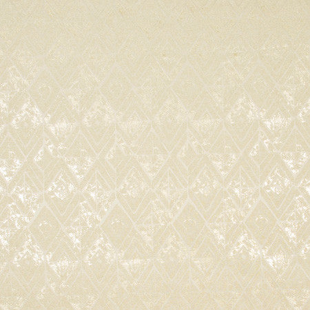 Hologram Beige by Carole Designer Fabric Birch 93% Polyester, 7% Metallic Turkey N/A Horizontal: 7" and Vertical: 8 1/4" V 54" - Swanky Fabrics -