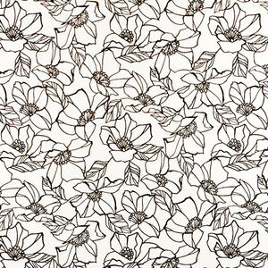 Flower Stencil Domino by Carole Designer Fabric