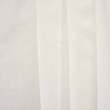 Aspire Ecru by Carole Designer Fabric Sheer Basics III 100% Polyester Turkey None 118" - Swanky Fabrics -