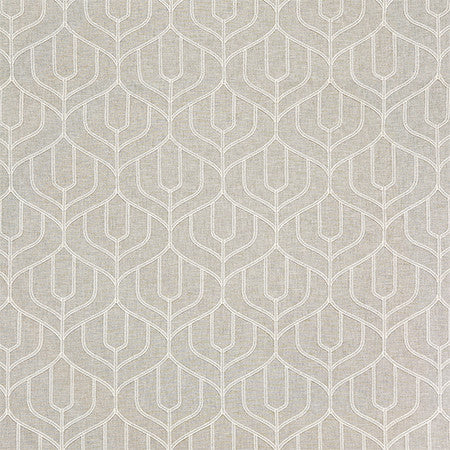 Counterpoint Husk by Carole Designer Fabric Shape Shifter Base: 71% Polyester, 29% Cotton Embr: 100% Polyester India 9" V, 9" H 53" - Swanky Fabrics -