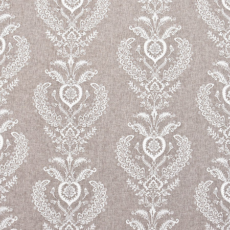 With Honor Amethyst by Carole Designer Fabric Harvest 64% Polyester, 36% Cotton India N/A 15 3/8" V, 25" H 50.75" - Swanky Fabrics -