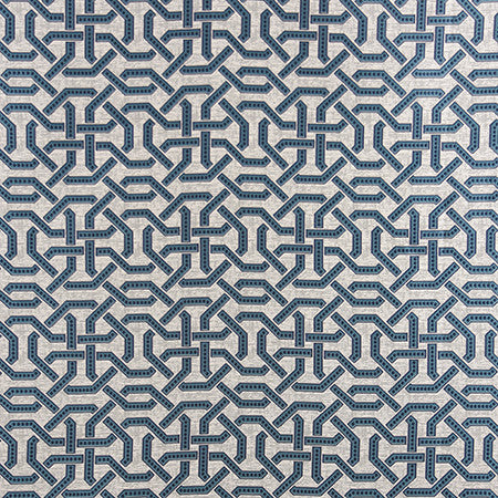 Wander Around Slate by Carole Designer Fabric Blue Steel 69% Polyester, 31% Cotton Turkey N/A </p><p>Repeat: 6 3/8" V, 7" H 59" - Swanky Fabrics -
